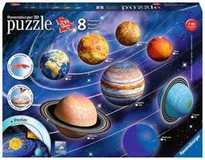 Ravensburger 3D puzzel Zonnestelsel - 27/54/72/108 stukjes