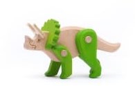 Bajo Triceratops speelgoed - Extinct animals serie - educatief karton
