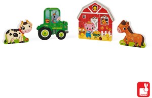 Janod Vertikale Puzzel Boerderij janod kopen in de aanbieding