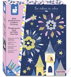 Janod Atelier - Glow in the Dark Zand en Glitter Nacht