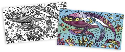 Janod schilderen - Magisch schilderij oceaan knutselset voor kinderen-3