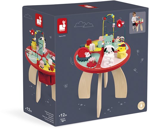 Janod houten activiteitentafel - Baby Forest - interactief speelgoed-2
