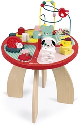 Janod houten activiteitentafel - Baby Forest - interactief speelgoed