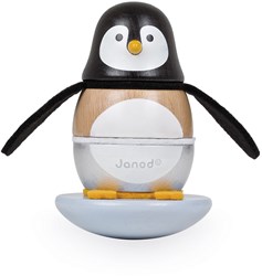 Janod houten stapeltuimelaar pinguin - educatief speelgoed Zigolos