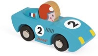 Janod houten raceauto - Story Racing Speed - rood of blauw - speelgoedauto-2
