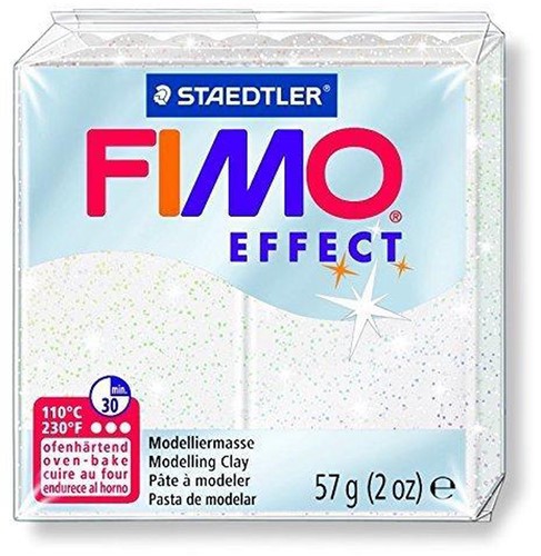 Fimo Effect boetseerklei 57g Metallic Wit - 052