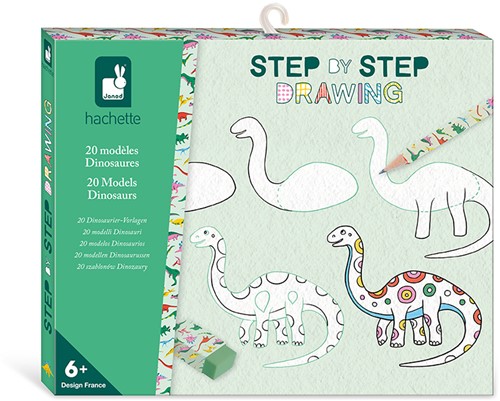 Janod Atelier - Step by Step - Dinosaurus