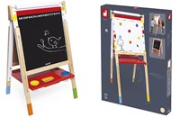 Janod schoolbord - verstelbaar krijtbord en whiteboard Splash-3