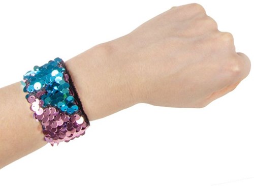 Armband met pailletjes slaparmband zeemeermin accessoire voor kinderen-2