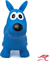 Hippy Skippy springdier hond blauw - speelgoed skippybal