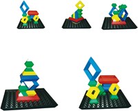 Eduplay puzzel speelgoed - Triangle Puzzle met basis set van 25 stukken-2