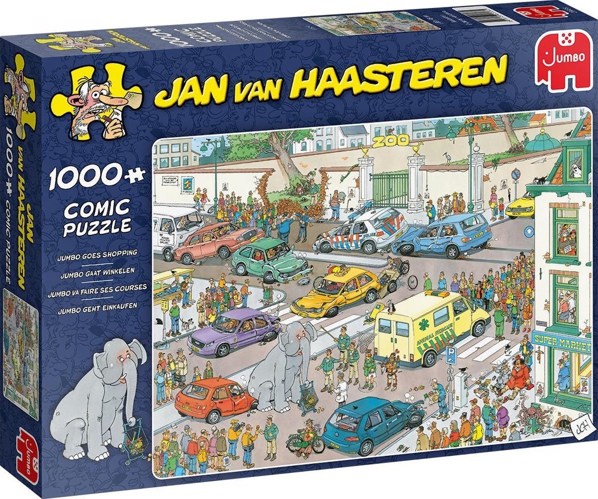 browser Monarch keten Jumbo puzzel Jan van Haasteren Gaat winkelen - 1000 stukjes kopen?