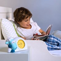 Zazu slaaptrainer schaap Sam blauw - kinderwekker met nachtlampje-3