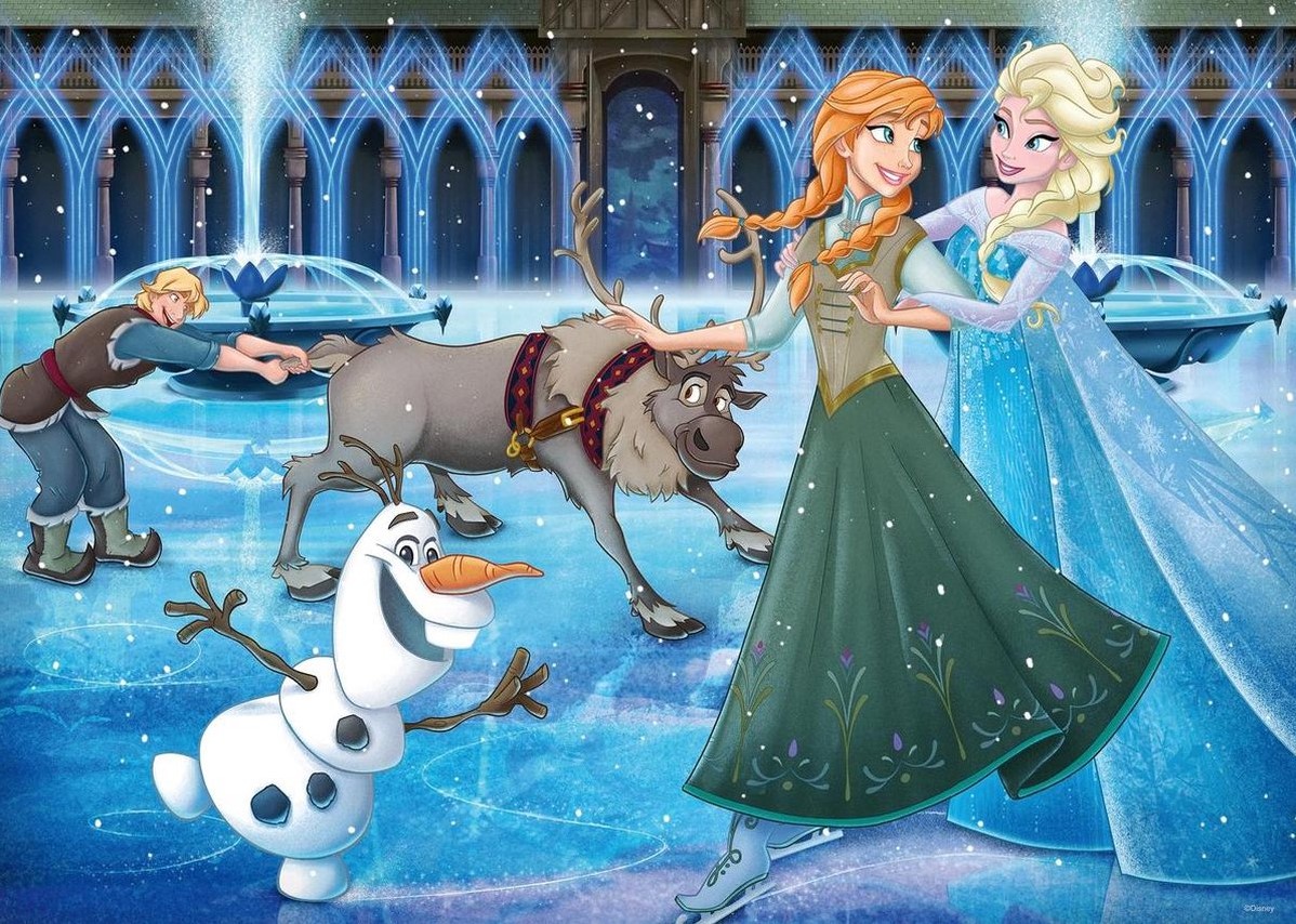 cilinder onderpand Mogelijk Ravensburger puzzel Disney Frozen - 1000 stukjes