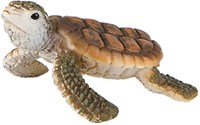 Bullyland zeeschildpad speelfiguur - handbeschilderd speelgoed