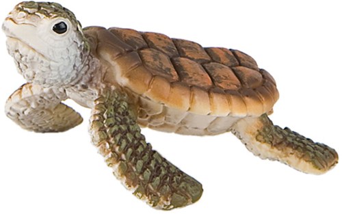 Bullyland zeeschildpad speelfiguur - handbeschilderd speelgoed