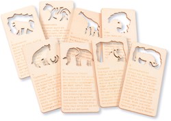 Eduplay schaduwspel speelgoed African Savannah multicolor