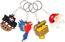 Sleutelhanger piraat sleutelhanger piraten accessoire kinderfeestje