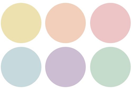 Creall plakkaatverf set pastel - 6 kleuren plakkaatverf voor kinderen-2