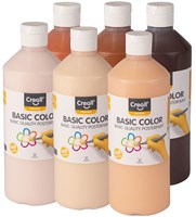 Creall plakkaatverf speelgoed 500ml huidskleur beige voor kinderen-3