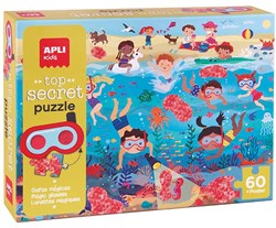 APLI Kids APLI - Puzzel Top Secret Strand (60 stuks)