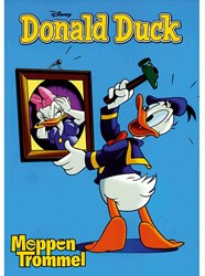 Donald Duck moppentrommel blauw boek met grappen en strips