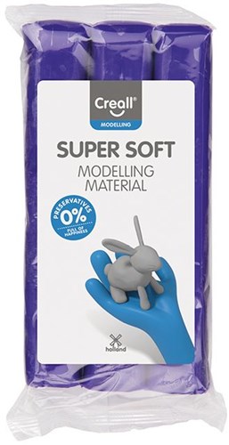 Creall Supersoft Klei Blok 500gr Paars