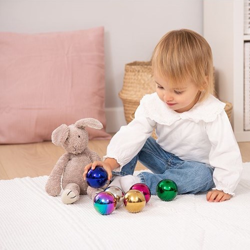 TickiT sensorisch speelgoed reflecterende kleurmysterieballen multicolor