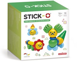 Bouwsets bosvriendjes magnetisch speelgoed Stick-O 16-delig