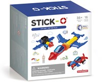 Stick-O magnetische bouwset City Set - 16-delig - educatief speelgoed