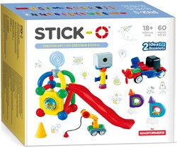 Stick-O magnetisch speelgoed Creator Set - 60 stuks - baby blokken