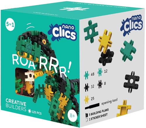 Nano Clics - Creative Builders, 125dlg.