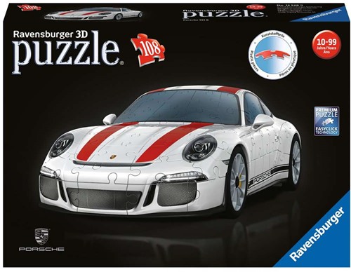 Ravensburger 3D puzzel Porsche 911R - 108 stukjes