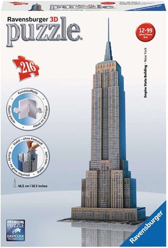 Ravensburger 3D puzzel gebouw Empire State Building - 216 stukjes