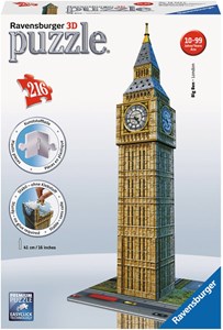 Ravensburger Big Ben 3D Puzzel Gebouw 216 Stukjes ravensburger kopen in de aanbieding