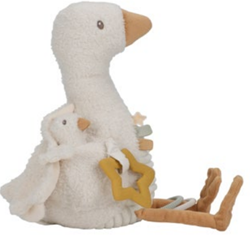 Little Dutch activiteitenknuffel Little Goose baby speelgoed