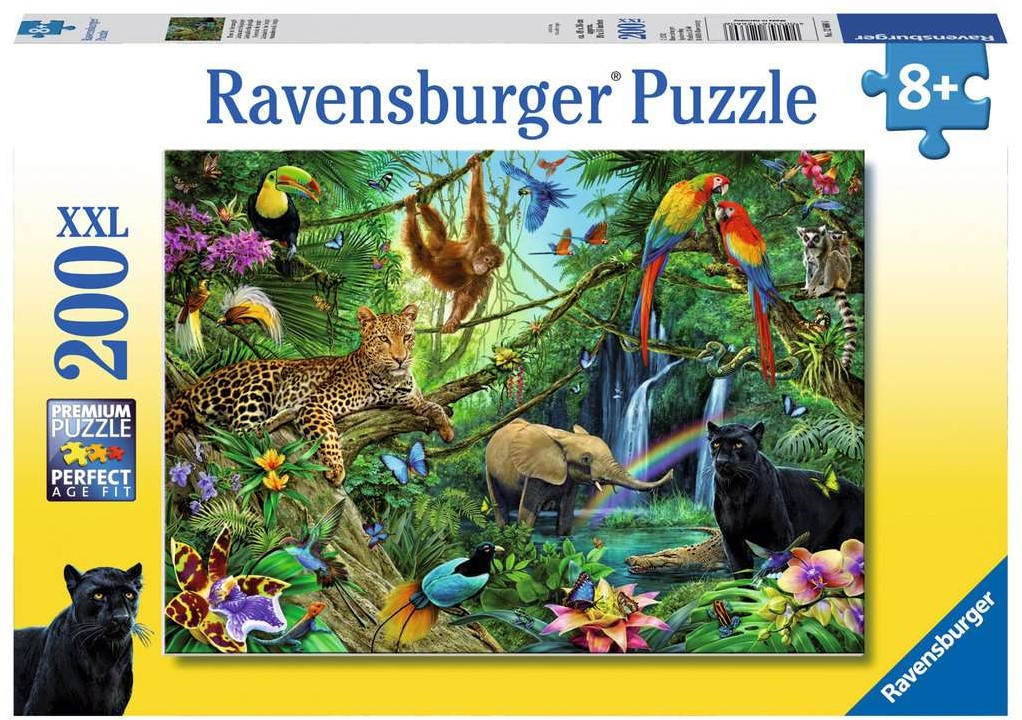 Durven samenzwering Onmiddellijk Ravensburger puzzel Dieren in de jungle - 200 stuk