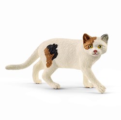 Schleich boerderij - Amerikaanse kortharige kat - speelfiguur 13894