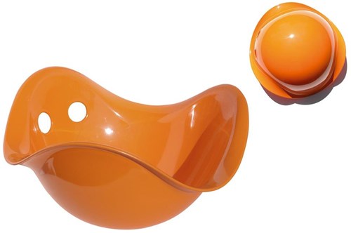 Moluk Bilibo oranje - creatief speelgoed schaal voor kinderen-2