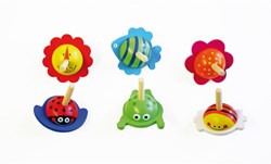 Eduplay houten dierentol set - kleurrijk speelgoed voor kinderen