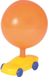 Eduplay ballon auto speelgoed set van 5 stuks kunststof