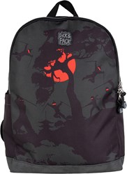 Pick & Pack rugzak Ninja Story S carbon - kinderrugzak met ninja print