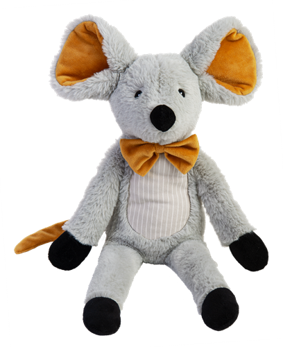 Happy Horse knuffel Mouse Misty no. 2 - pluche muis 42cm grijs