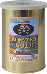 Kids at Work piratengoud speelgoed goudklompjes 250 gram schat