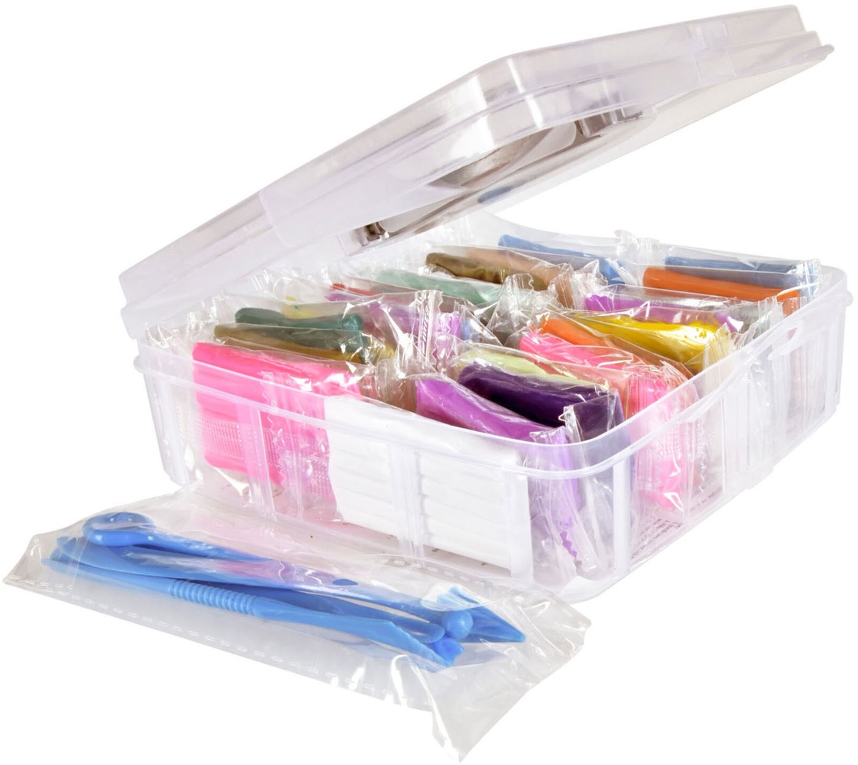 Polymeerklei Set - 72 Kleuren, 82 Stuks Accessoires en 3 Gereedschappen