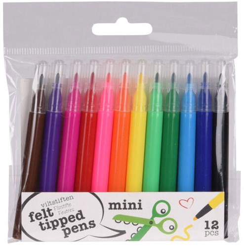 Viltstiften Mini, 12st.