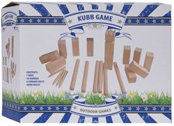 Kubb spel groot FSC hout outdoor spel voor kinderen en volwassenen