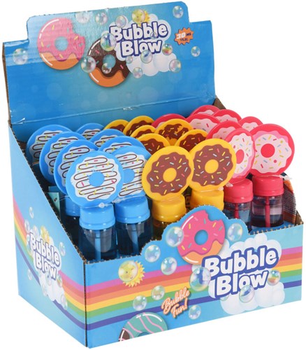 Bellenblaas Donut 30ml, 24st.