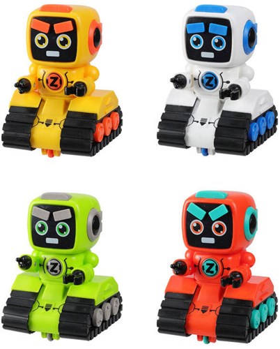 Frictie Robot Auto Kleur, 12cm