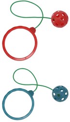 Enkelspringbal spring speelgoed met licht 70cm multi kleuren